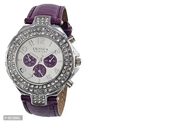 Exotica Fashion Analog Purple Dial Women's Watch Super Combo Super Combo-thumb0