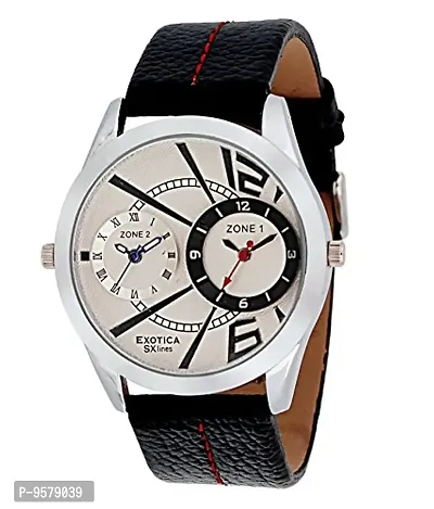 Exotica Analog Men's Watch (EXZ-85-Dual-White)