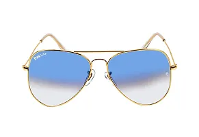 Park Line UV Protected Sport Men's Sunglasses-SGPL-3026-DC-Gold-Light Blue-thumb2