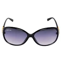 Park Line Polarised sunglass for Girls in Purple Glass and Black Frame-thumb1