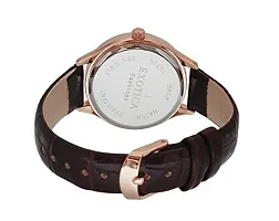 Exotica Fashions Analogue White Dial Women's Watch -EFL-708-Brown-thumb1