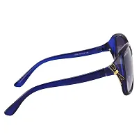 Park LineUV Protected Round Women's Sunglasses - (SGPL-2208-Blue|57|Gradient Blue Color)-thumb2