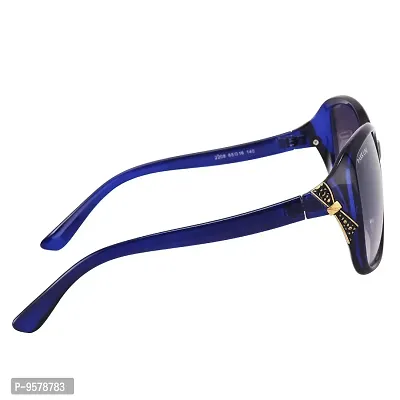 Park LineUV Protected Round Women's Sunglasses - (SGPL-2208-Blue|57|Gradient Blue Color)-thumb3