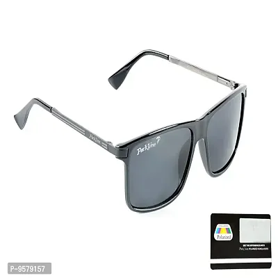 Park Line UV Protected Sport Men's Sunglasses-Grey-Polarized -PL-5003-thumb2