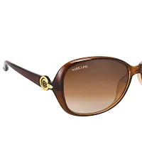 Park Line Polarised sunglass for Girls in Brown Glass and Brown Frame-thumb2