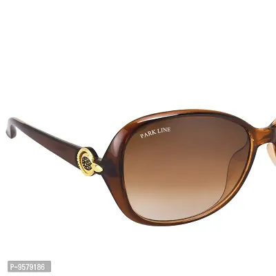 Park Line Polarised sunglass for Girls in Brown Glass and Brown Frame-thumb3