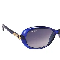 Park LineUV Protected Round Women's Sunglasses - (SGPL-2231|57|Gradient Dark Blue Color)-thumb2