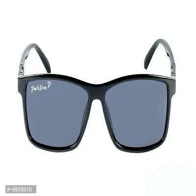 Park Line Polarized Goggle Men's Sunglasses - (PL-5001|58| Dull BlackColor)-thumb0
