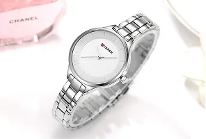 Curren Analogue Stainless Steel Quartz Wrist Watch for Women and Girls-thumb1