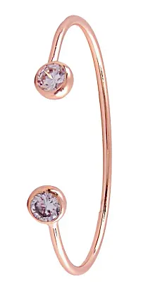 Exotica Fashions Women's Swarovski Crystal Accented Texture Bangle Watch and Bracelet Set (Pack of 4)-thumb2