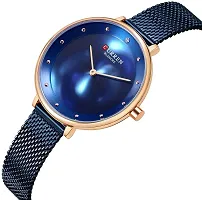 Curren Analogue Stainless Steel Quartz Wrist Watch for Women and Girls-thumb1