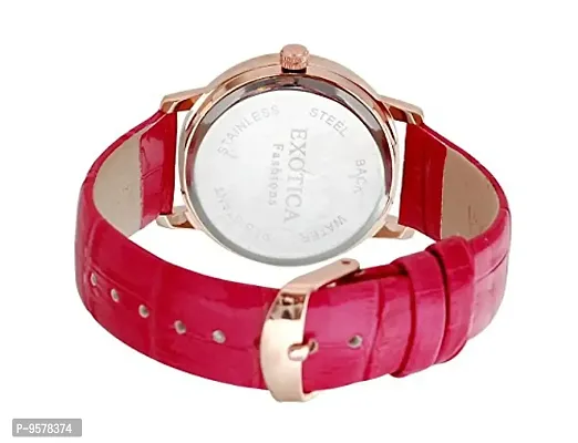 Exotica Fashions Analogue White Dial Women's Watch -EFL-702-Fuschia-thumb2