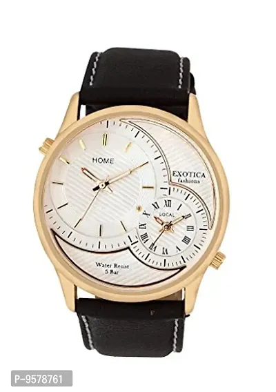 Exotica Analog White Dial Men's Watch-thumb0