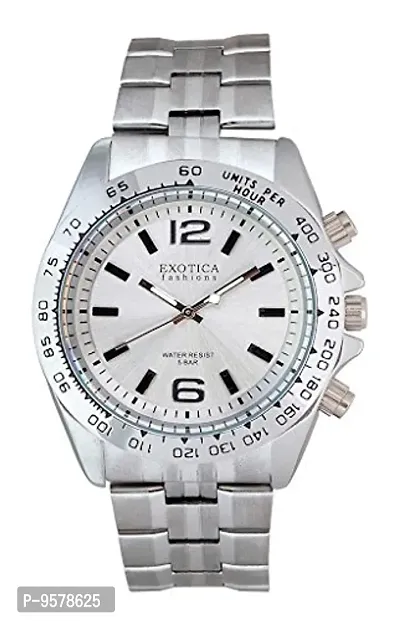 Exotica Analog White Dial Men's Watch