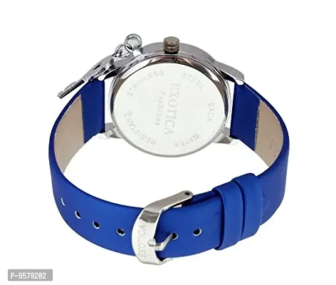 Exotica Fashions Analogue Women's Watch (Multicolour Dial Blue Colored Strap)-thumb2