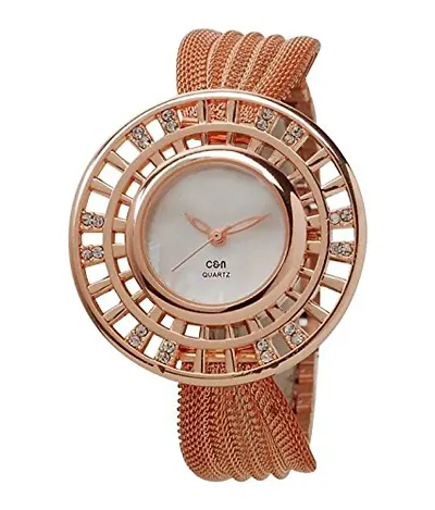 c & n Dial Analogue Watch for Men (CN-L-77-Rose-MOP-1)