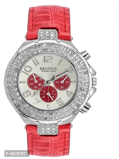 Exotica Fashions Analogue Red Dial Watches