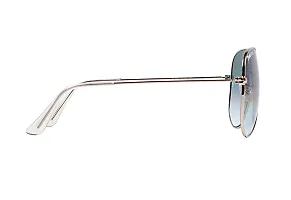 Park Line UV Protected Sport Men's Sunglasses-SGPL-3026-DC-Silver-Light Blue-thumb3