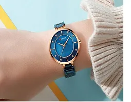 CURREN Analogue Women's Watch (Blue Dial Blue Colored Strap)-thumb3