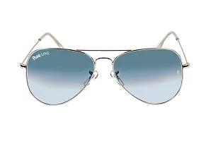 Park Line UV Protected Sport Men's Sunglasses-SGPL-3026-DC-Silver-Light Blue-thumb2