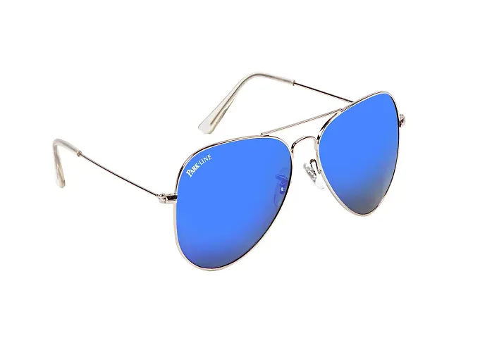 Park Line UV Protected Sport Men's Sunglasses-SGPL-3026-Mercury-Silver-Blue