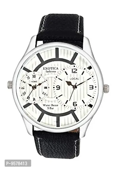 Exotica Analog White Dial Men's Watch