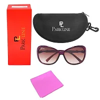 Park Line Polarised sunglass for Girls in Purple Glass and Purple Frame-thumb3