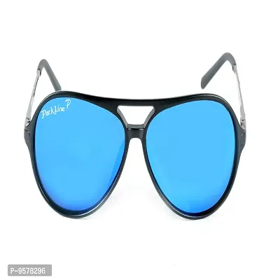 Park Line UV Protected Sport Men's Sunglasses-Blue Polarized -PL-5005