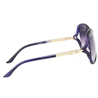 Park Line Polarised sunglass for Girls Purple Glass and Blue Frame-thumb2