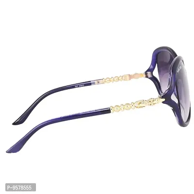 Park Line Polarised sunglass for Girls Purple Glass and Blue Frame-thumb3