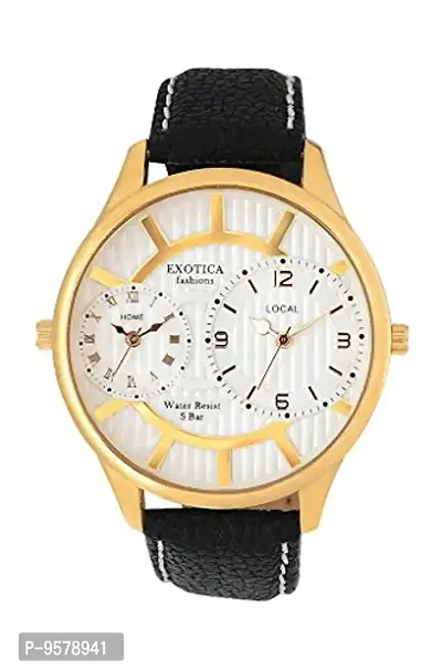 Exotica Analog White Dial Men's Watch