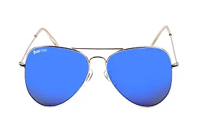 Park Line UV Protected Sport Men's Sunglasses-SGPL-3026-Mercury-Silver-Blue-thumb2