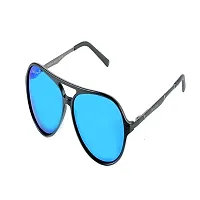 Park Line UV Protected Sport Men's Sunglasses-Blue Polarized -PL-5005-thumb3