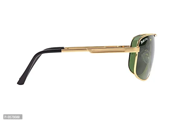 Park Line UV Protected Sport Men's Sunglasses-SGPL-3542-Gold-thumb4