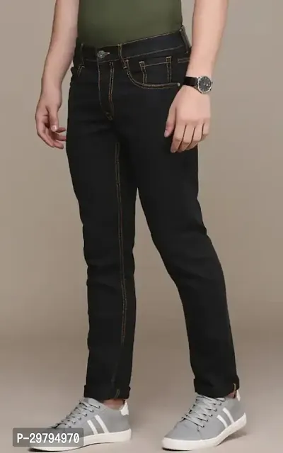 Stylish Denim Jeans For Men-thumb0