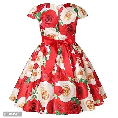 Niren Enterprise 2-10 Years Flower Girls Dresses Kids Formal Floral Dress-thumb2