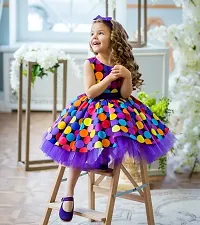 Multicolor Dotted Frock-thumb1