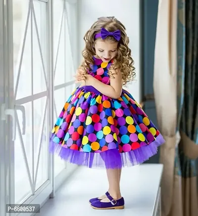 Multicolor Dotted Frock-thumb4