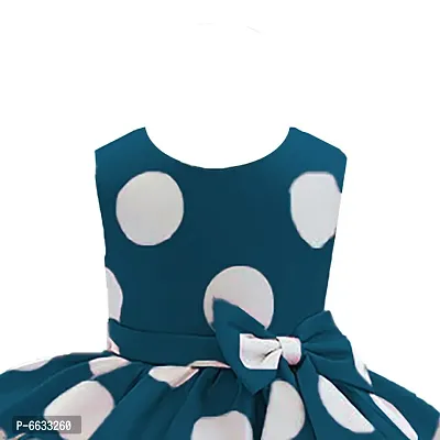 Rama Blue Polka Dot Frock-thumb4