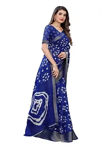 Beautiful Cotton Blend Saree with Blouse piece-thumb2