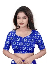 Beautiful Cotton Blend Saree with Blouse piece-thumb3