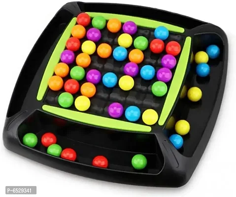 Rainbow Ball Chess Board Game, Game for Kids Puzzle Magic Rainbow Ball Matching Game ndash; 48 Pcs Ball (Multicolor)-thumb0