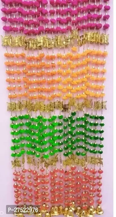 Beautiful Multicoloured Plastic Wall Hanging-Pack Of 16-thumb0