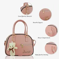 aaifa PU Leather sling Handbag Office Bag Shoulder Handbag Stylish Girls And Women Sling Bag ||Sling Teddy Keychain Crossbody Shoulder Bag-thumb4