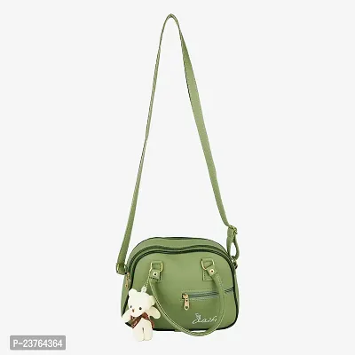 aaifa PU Leather sling bag for women Handbag For Women Office Bag Shoulder Bag Handbag Stylish Girls And Women Sling Bag Teddy Keychain Crossbody Shoulder Bag-thumb4