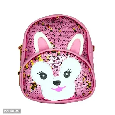 aaifa Girls Bling Sequin Mini Backpack || 3-6 Years Old Sequin Backpacks for Girls || Glitter Daypack Small Bag || Backpack Crossbody Shoulder Bag for Kids girls