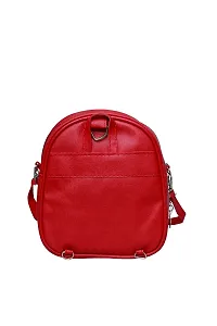 aaifa Girls Sling Sequin Mini Backpack || Backpacks for Girls ||Red Glitter Daypack Small Bag| Backpack Crossbody Shoulder Bag for Kids girls-thumb1
