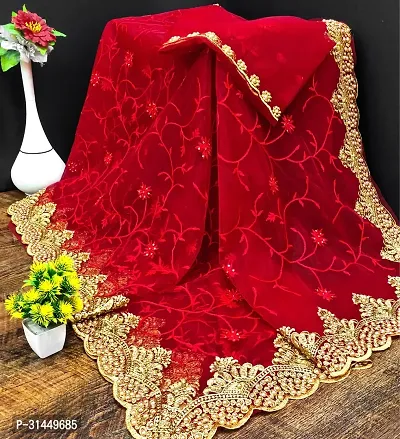 Embroidered Bollywood Net Saree