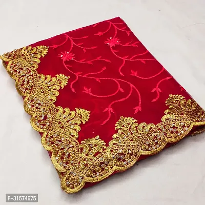 Embroidered Bollywood Net Saree