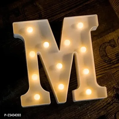 Marquee Alphabet Shaped Led Light for-Asthetic Decorations Letter Light for Romantic Gift, Diwali Decoration Item, Home Decoration, Night Light Lamp and Wall Lamp (M)-thumb3